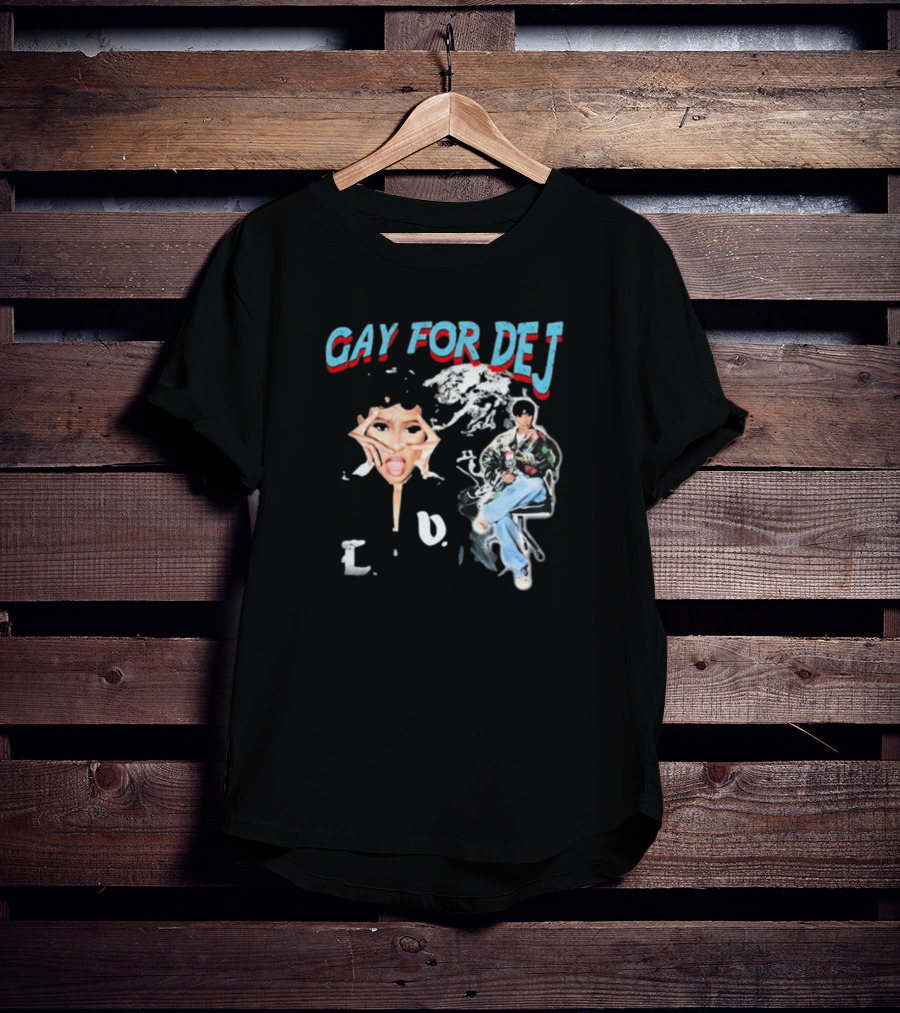 GAY FOR DEJ Pop Art Style With Fashionable Poses T-Shirt