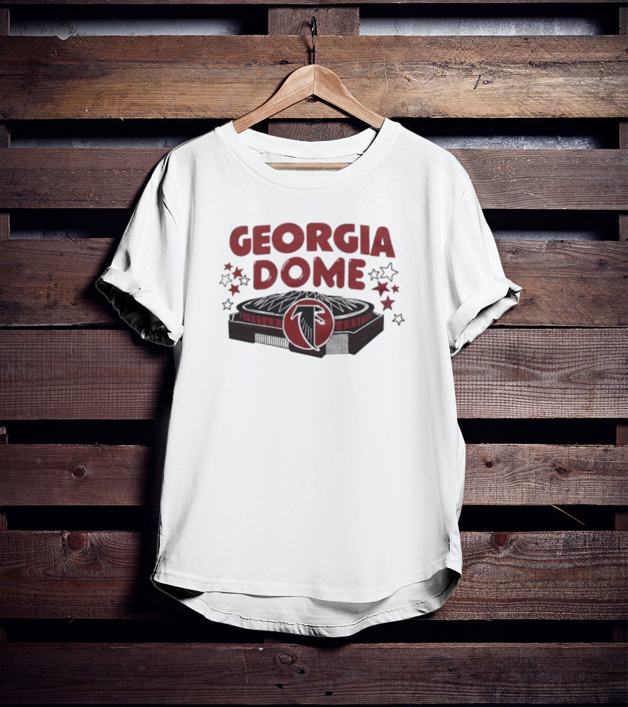 Atlanta Falcons Georgia Dome Stadium Stars T-Shirt