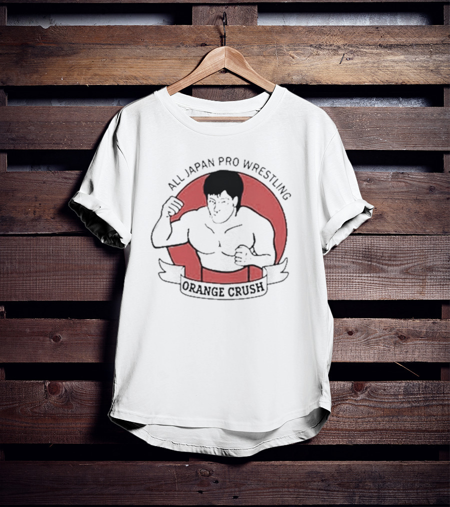 All Japan Pro Wrestling Orange Crush Kenta Kobashi T-Shirt