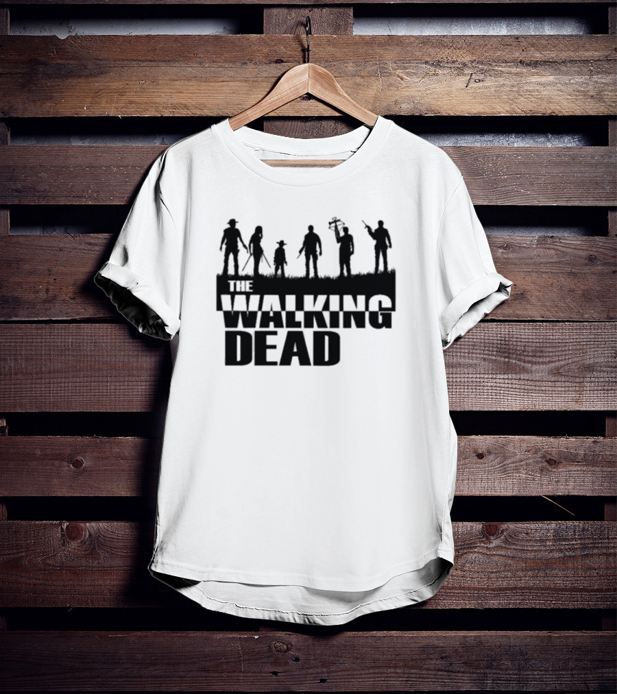The Walking Dead Characters Silhouette Collection T-Shirt