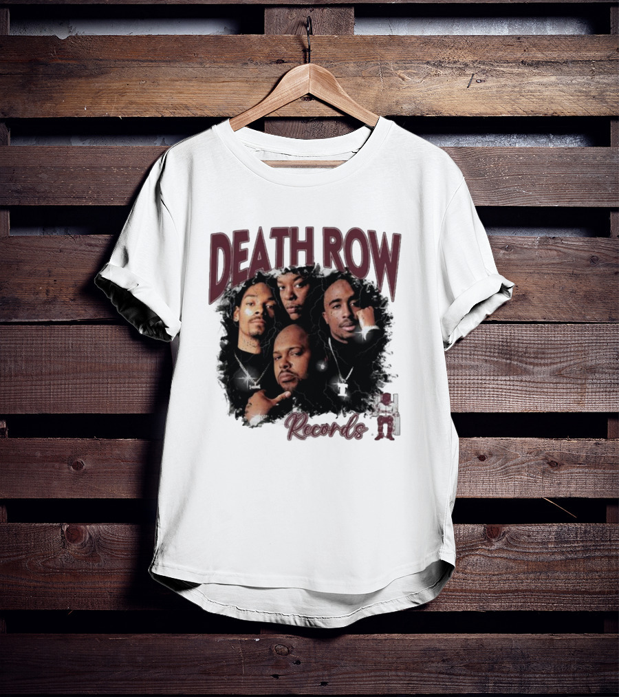 Burgundy Death Row Records Legends 5s T-Shirt