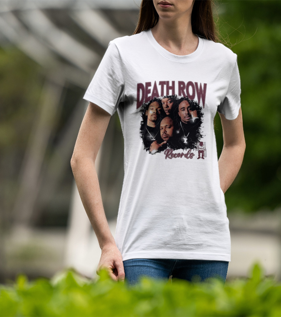 Burgundy Death Row Records Legends 5s T-Shirt
