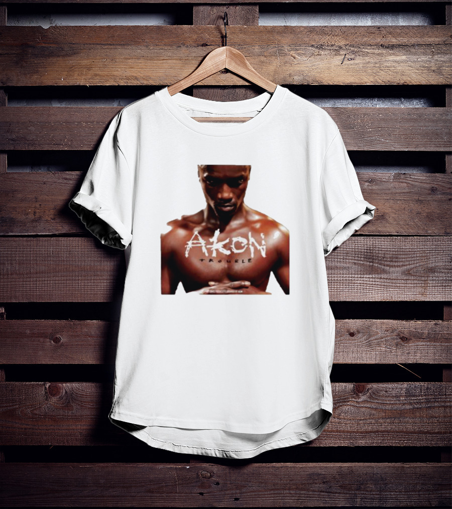 Akon Trouble Album Cover Image T-Shirt