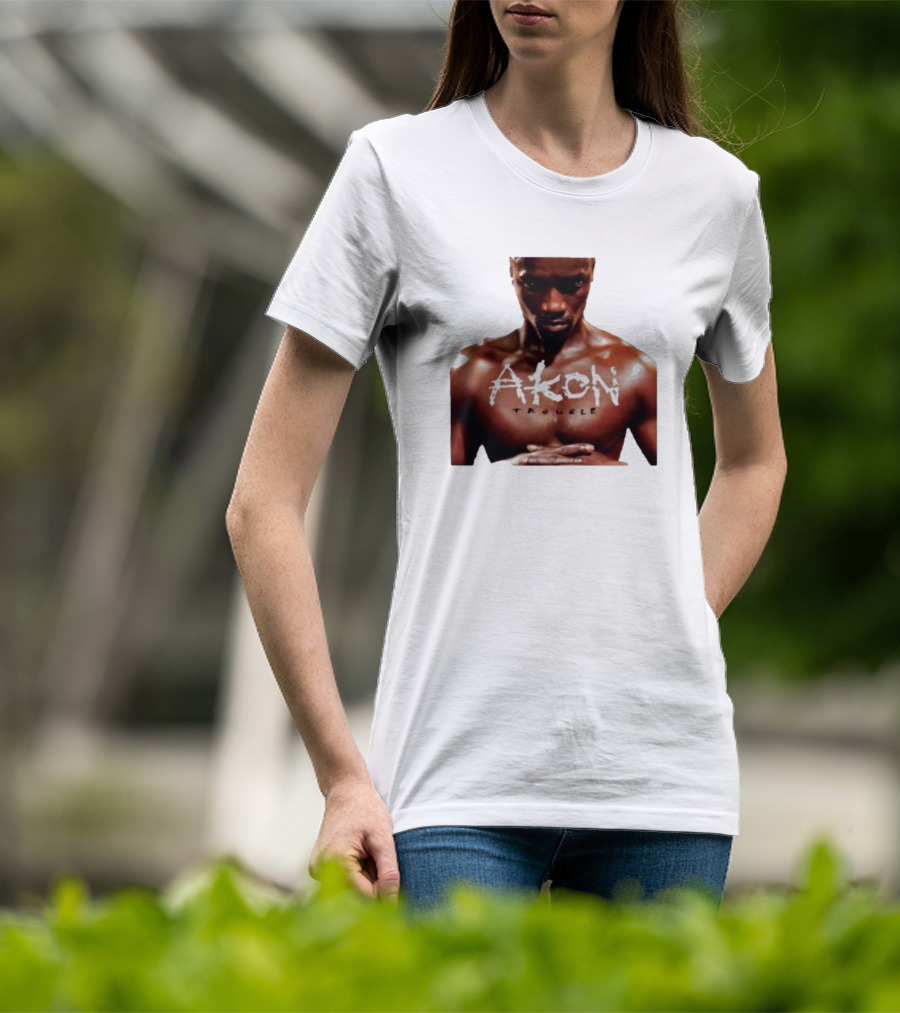Akon Trouble Album Cover Image T-Shirt