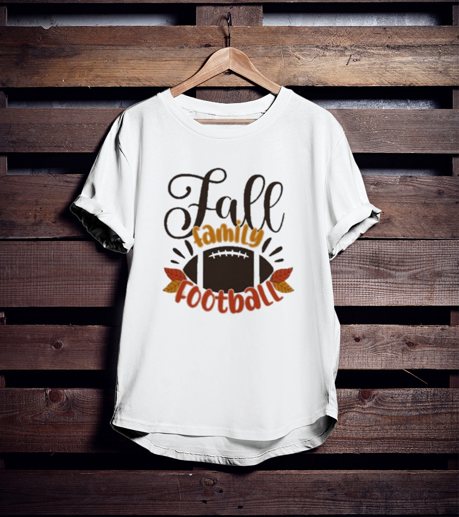 Fall Family Football Phase 6 Autumn Leaves T-Shirt