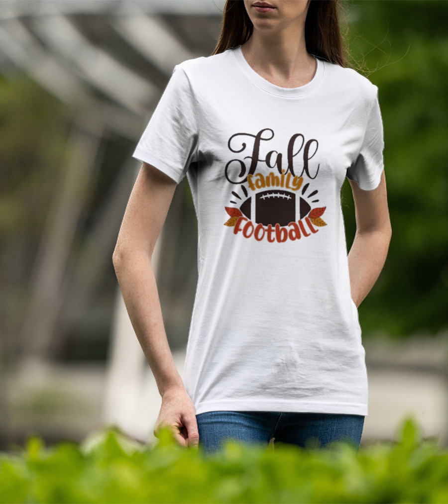 Fall Family Football Phase 6 Autumn Leaves T-Shirt