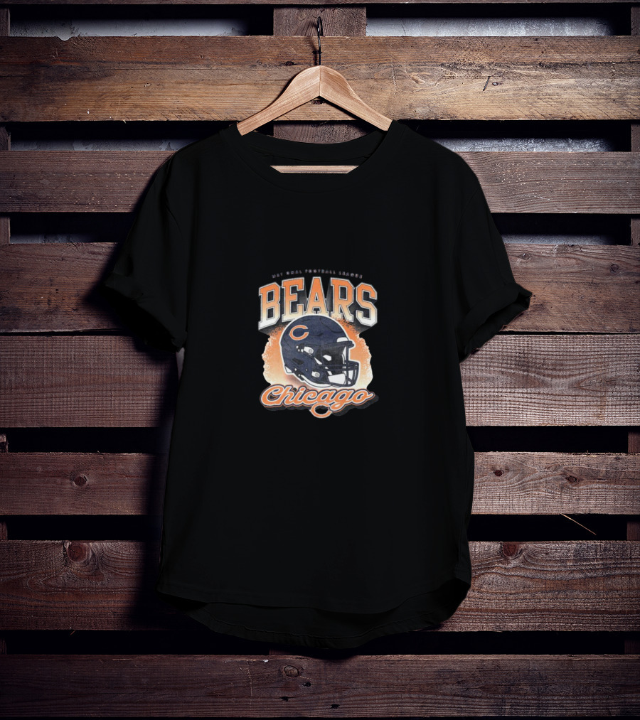 Chicago Bears Football Bears Helmet Chicago T-Shirt