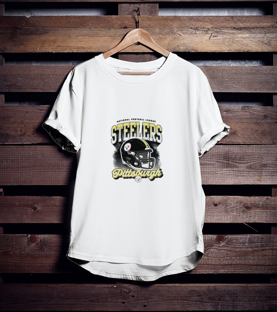 National Football League Steelers Pittsburgh Helmet T-Shirt