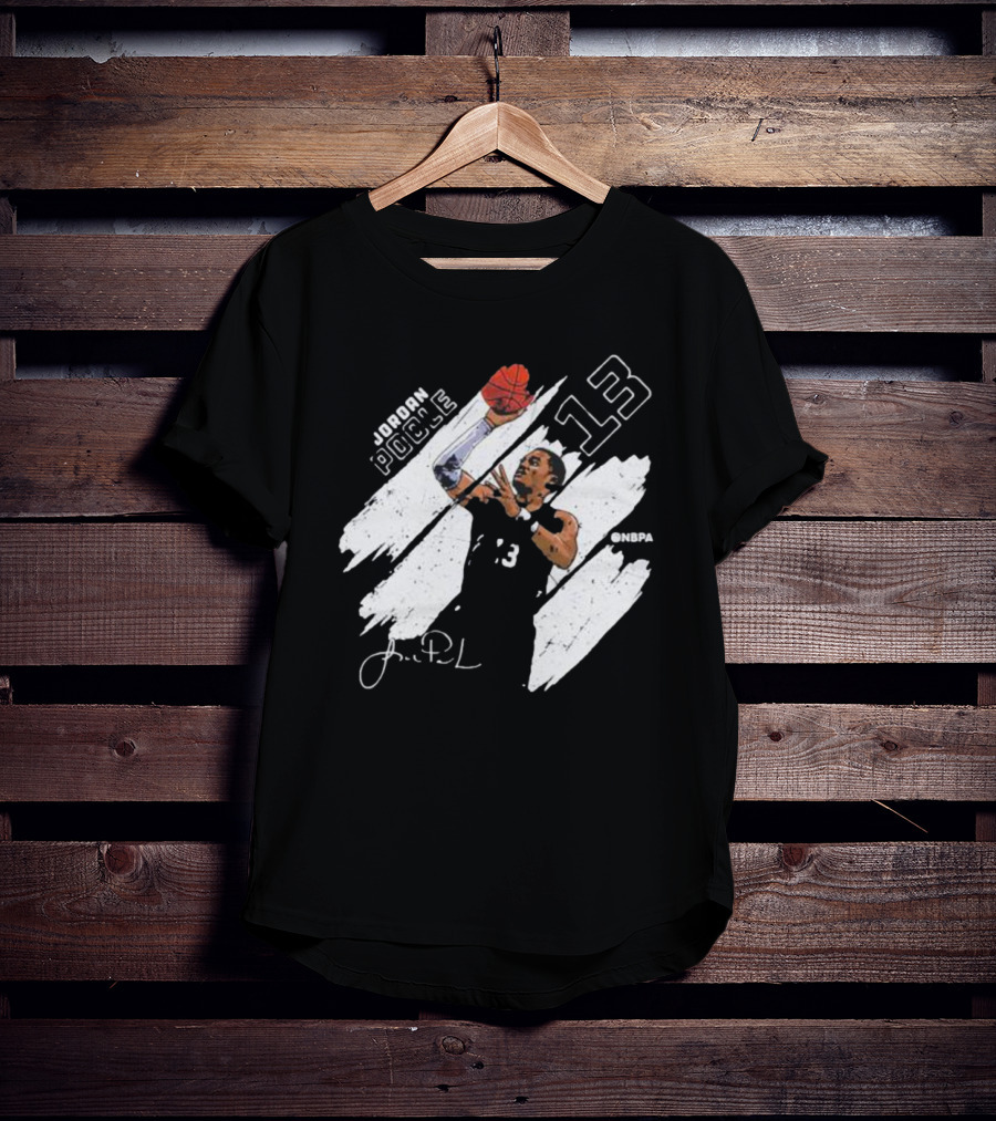 Jordan Poole NBPA 13 Basketball Signature T-Shirt