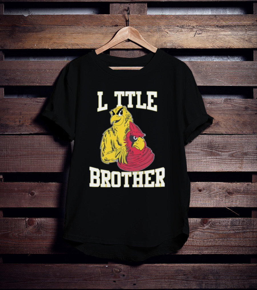 L Ttle Brother Yellow Red Birds T-Shirt
