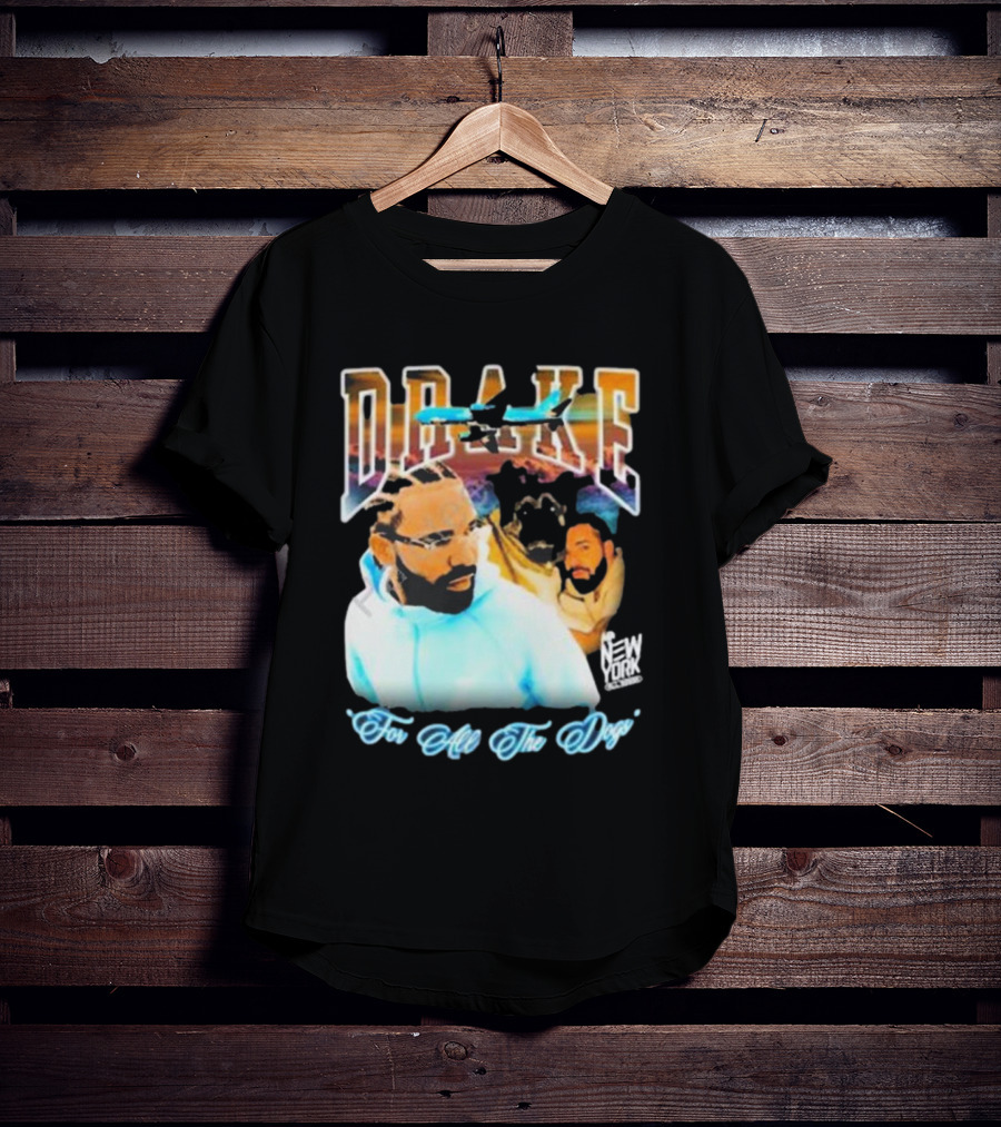Drake For All The Dogs Airplane New York T-Shirt