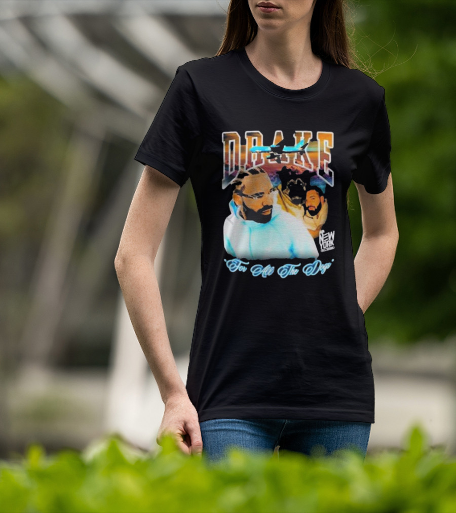 Drake For All The Dogs Airplane New York T-Shirt