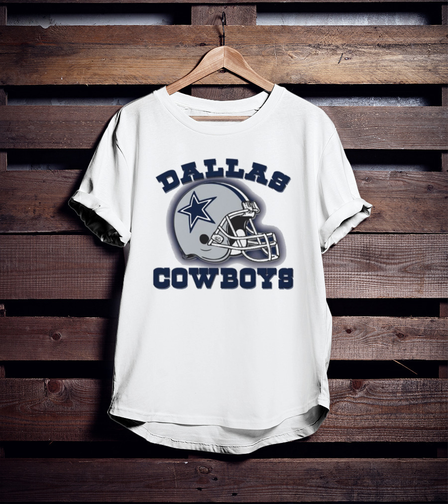Dallas Cowboys Football Vintage Dallas Football Helmet Trendy Dallas Football Gifts For Cowboys Fans T-Shirt