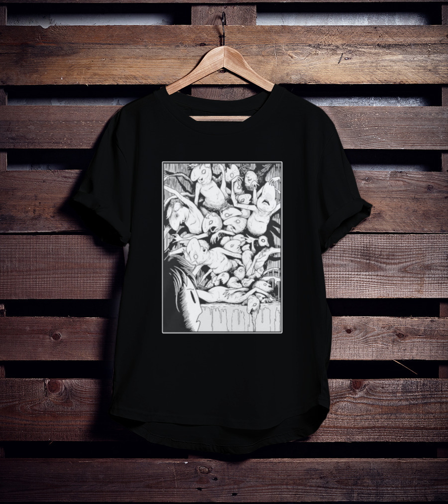 Oneyplays Horror Manga Boys Disturbing Creature Chaos T-Shirt