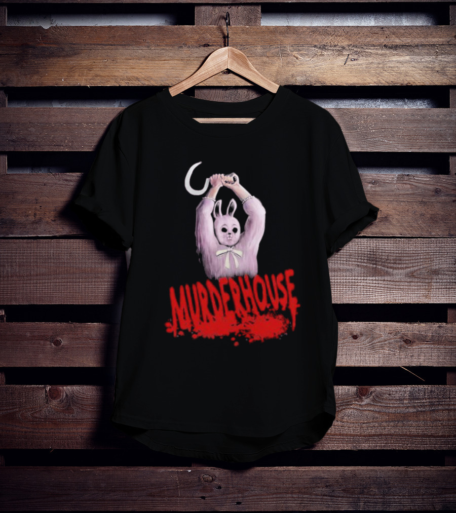 Puppet Combo Murder House Chungus Rabbit With Scythe T-Shirt