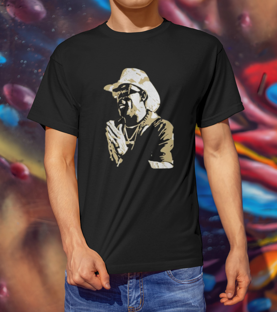 Deion Sanders Coach Prime Colorado Football Fan Iconic Cowboy Hat Clapping T-Shirt