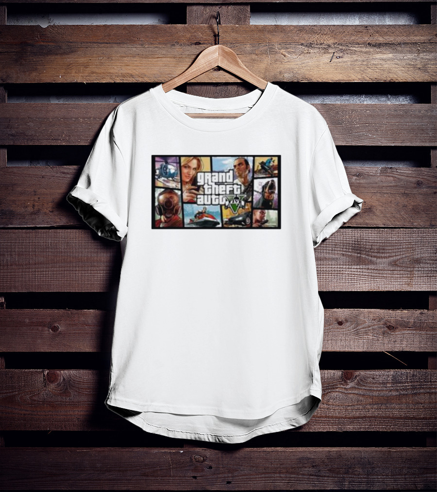 Grand Theft Auto 5 Character Montage T-Shirt