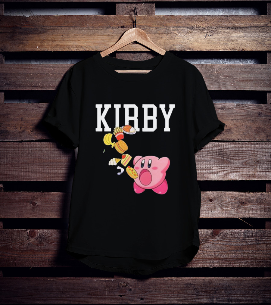 KIRBY Inhales Iconic Food For Power Up T-Shirt