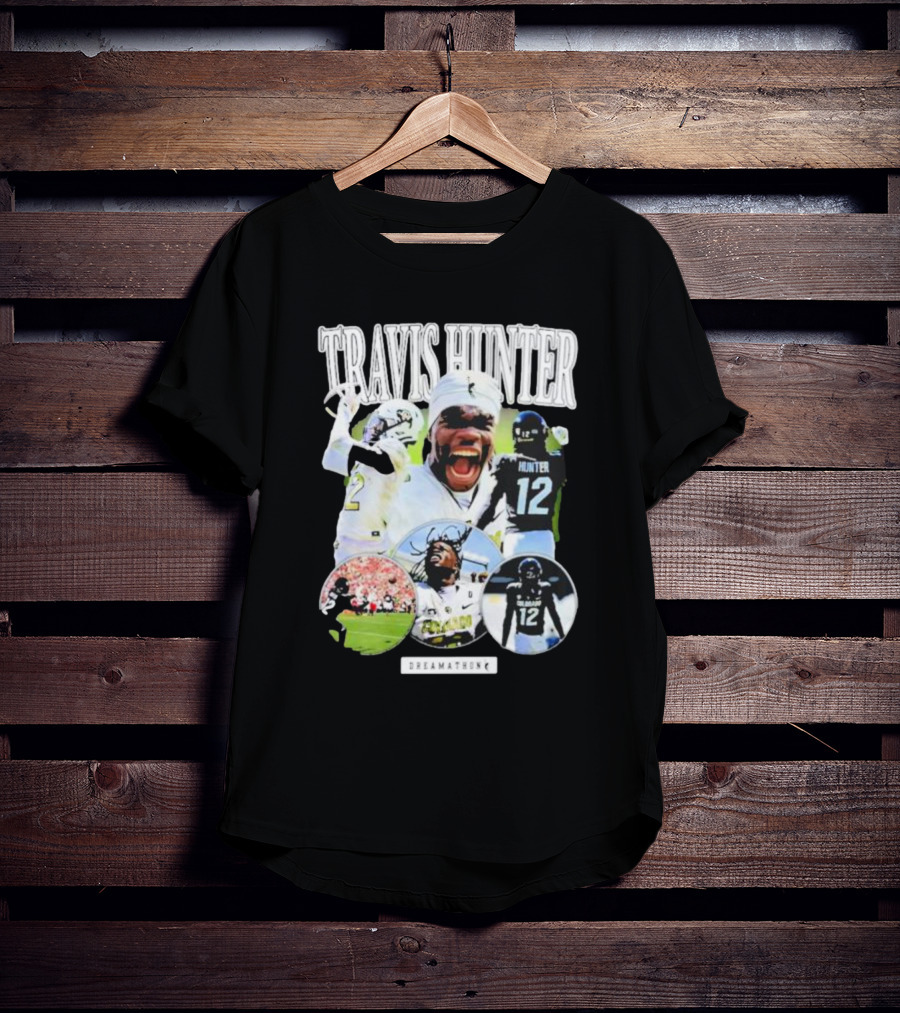 Travis Hunter Football Dreamathon Performance Highlights T-Shirt