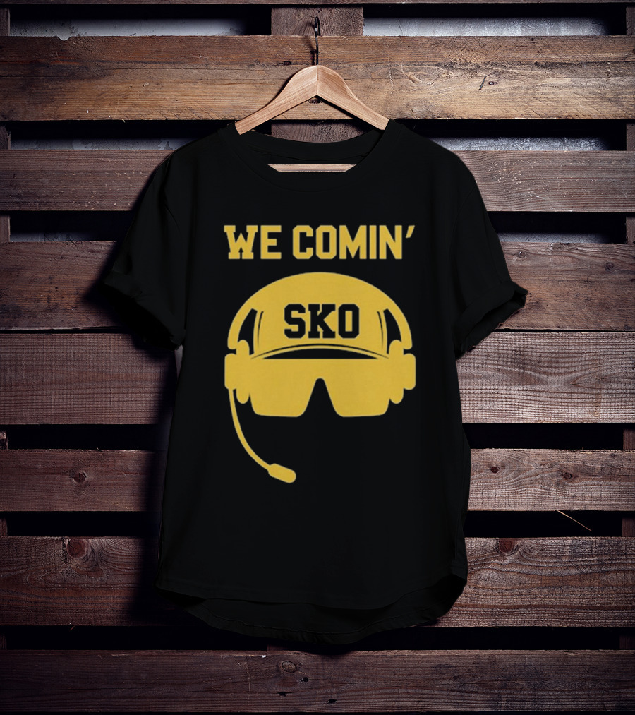 WE COMIN' SKO Prime Boulder Football Headset T-Shirt