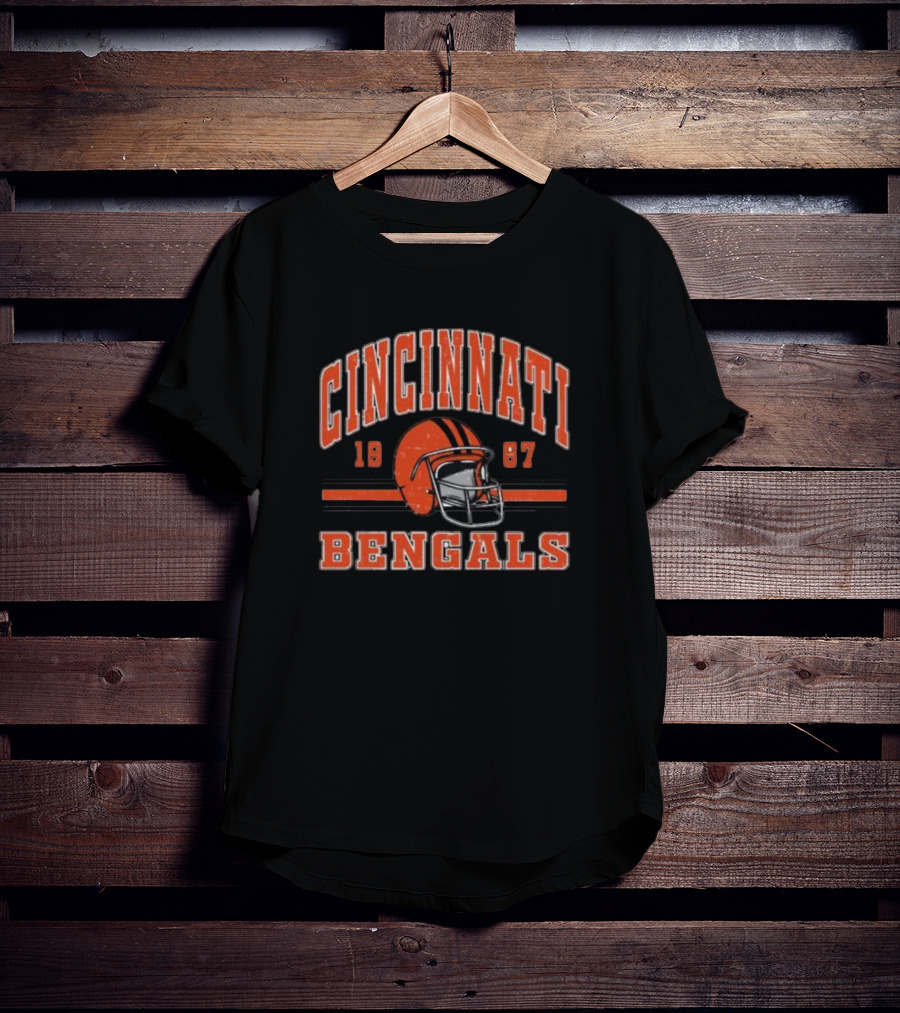 Cincinnati Bengals 1967 Football Helmet T-Shirt
