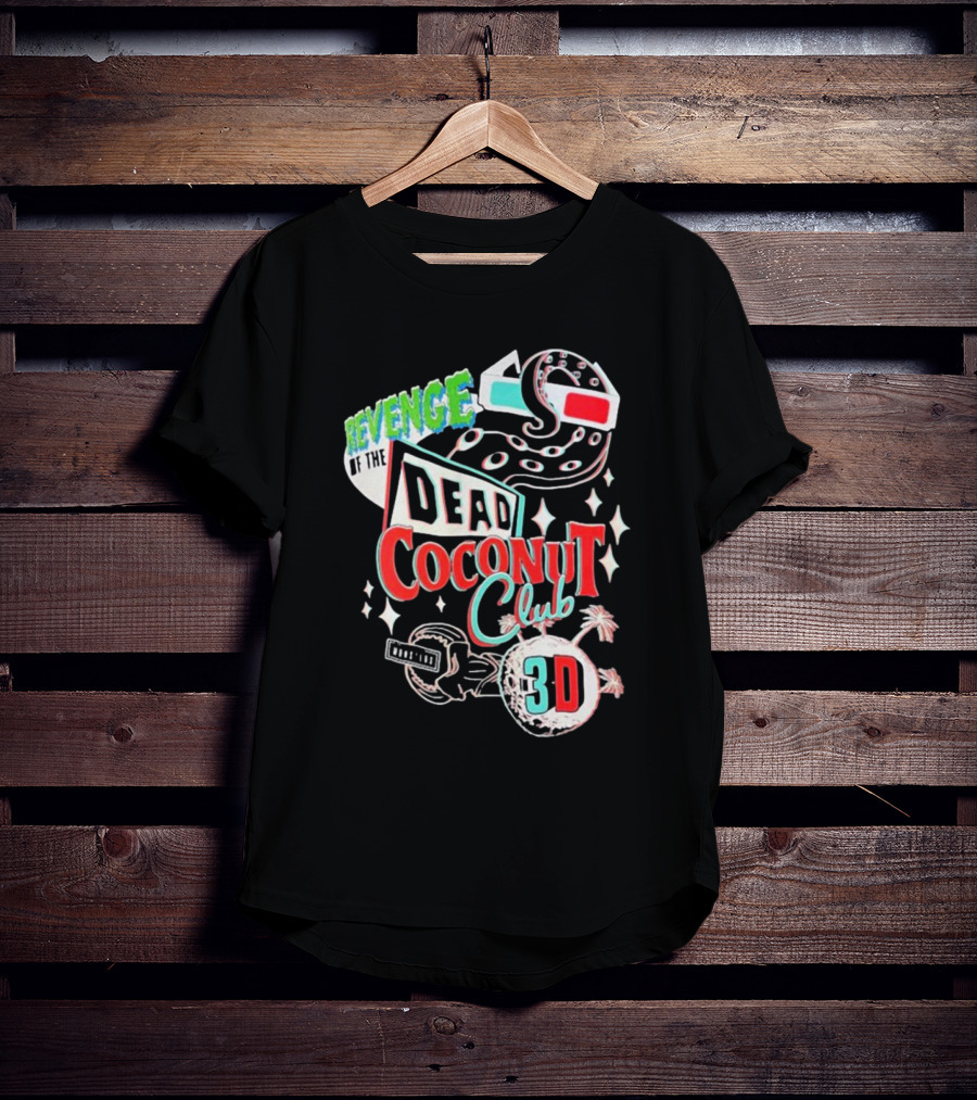 Universal Orlando Resort Revenge Of The Dead Coconut Club 3D Adventure T-Shirt