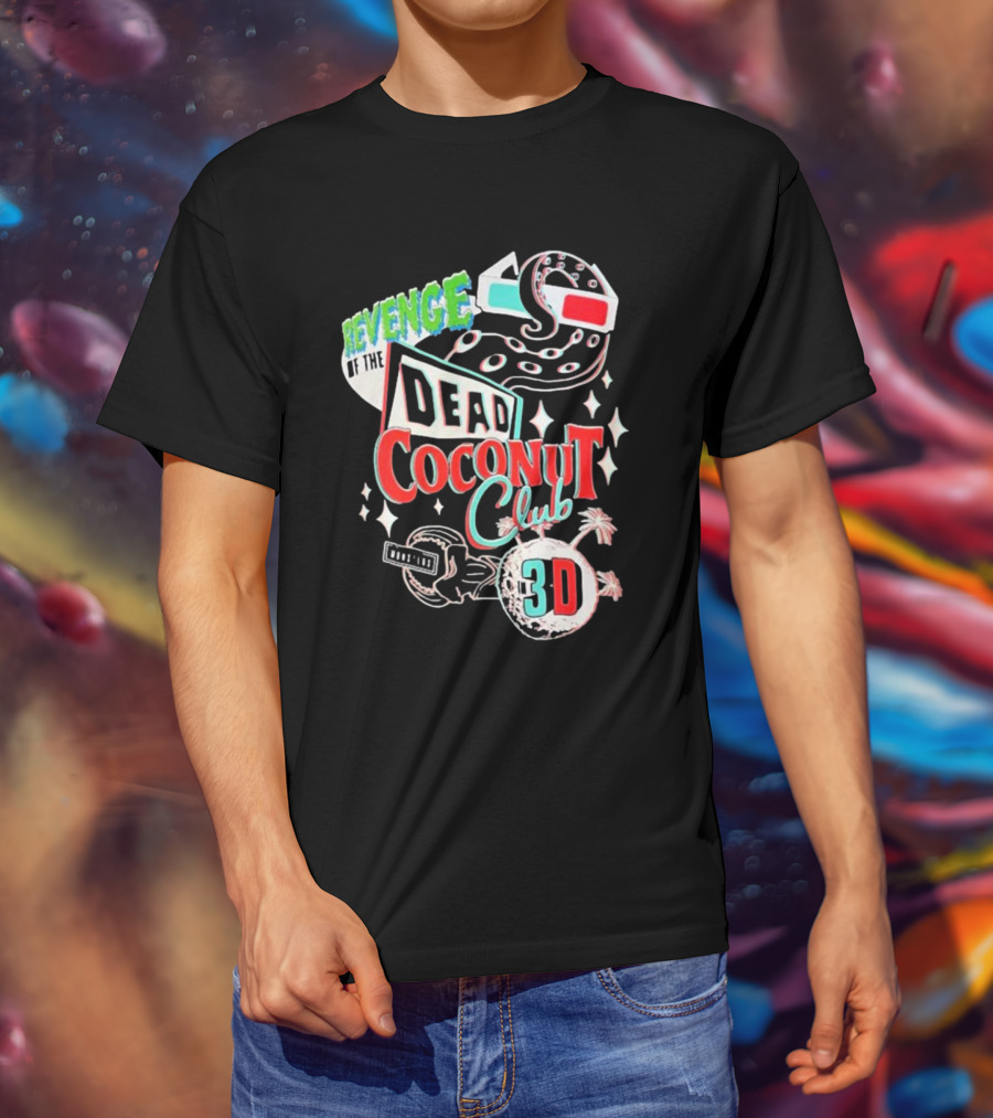 Universal Orlando Resort Revenge Of The Dead Coconut Club 3D Adventure T-Shirt