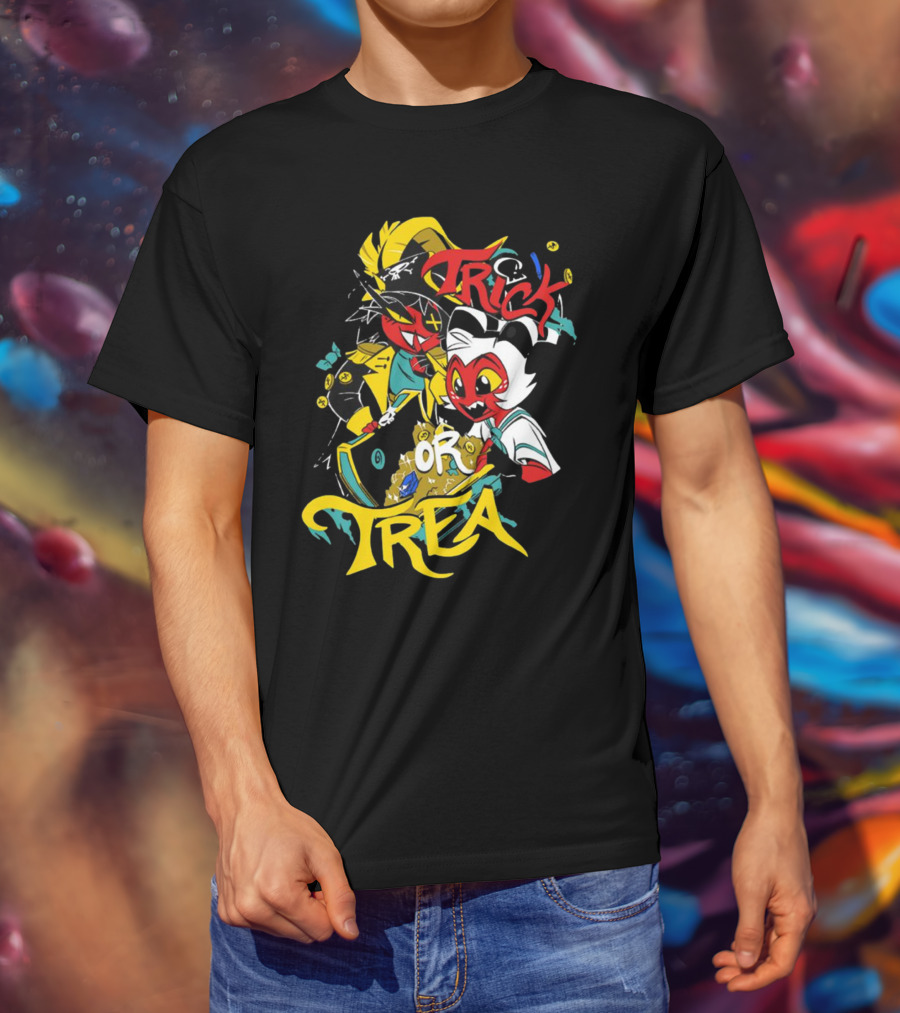 Moxxie Millie Trick Or Treat Halloween Characters T-Shirt