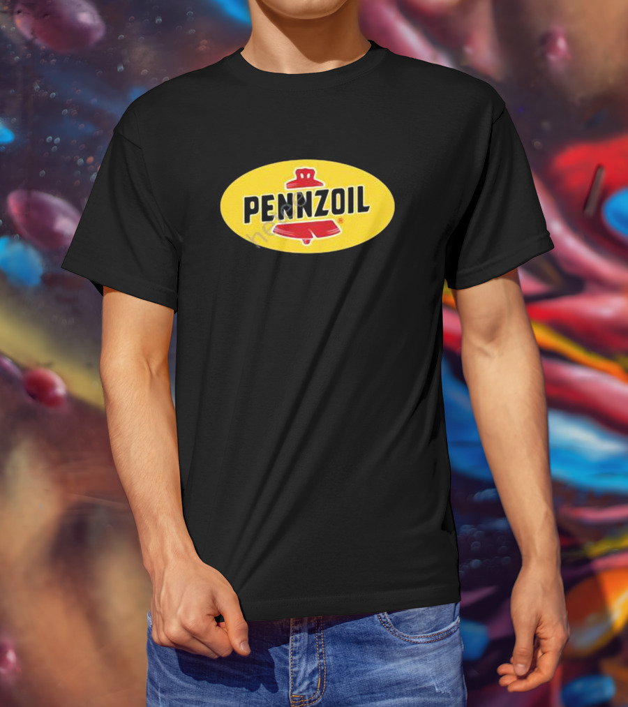 Ryan Blaney Pennzoil Racing Enthusiast Oval T-Shirt