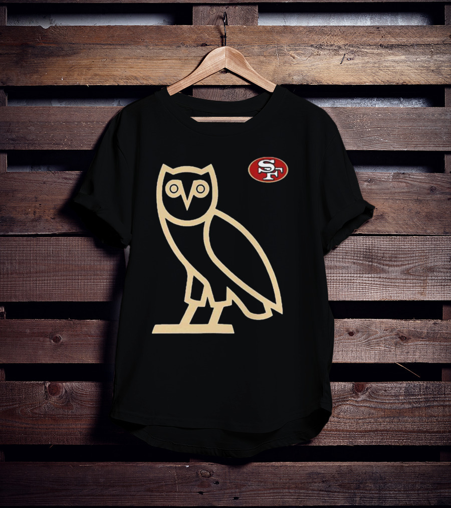 San Francisco 49ers SF Ovo Owl Scarlet T-Shirt