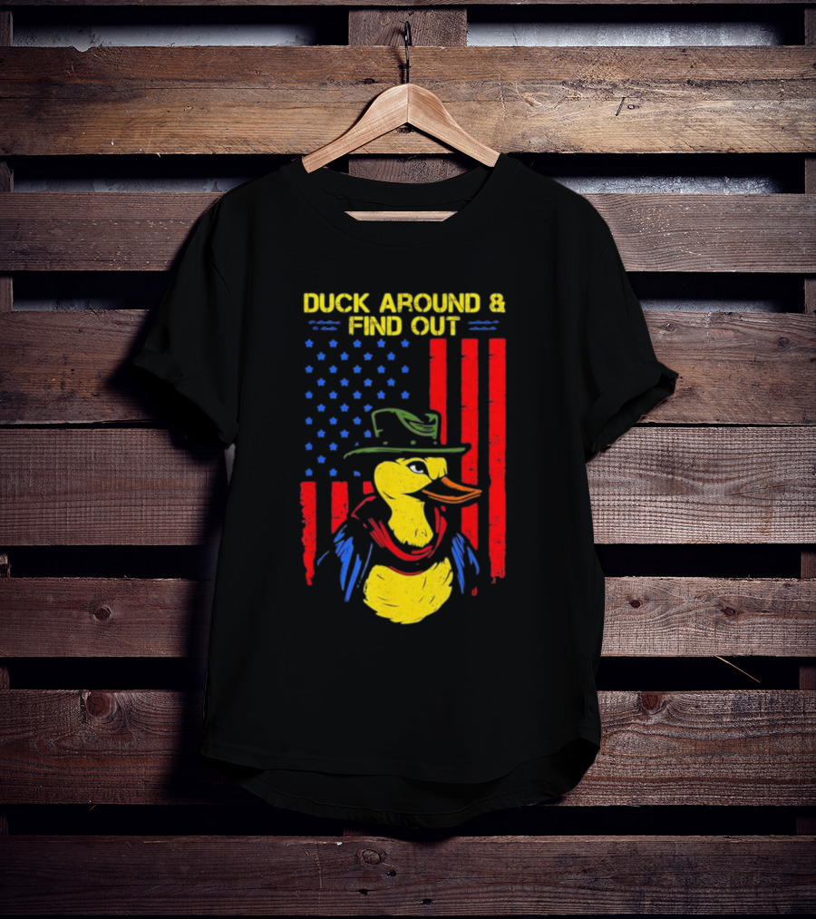 Oregon Duck Around And Find Out Patriotic T-Shirt