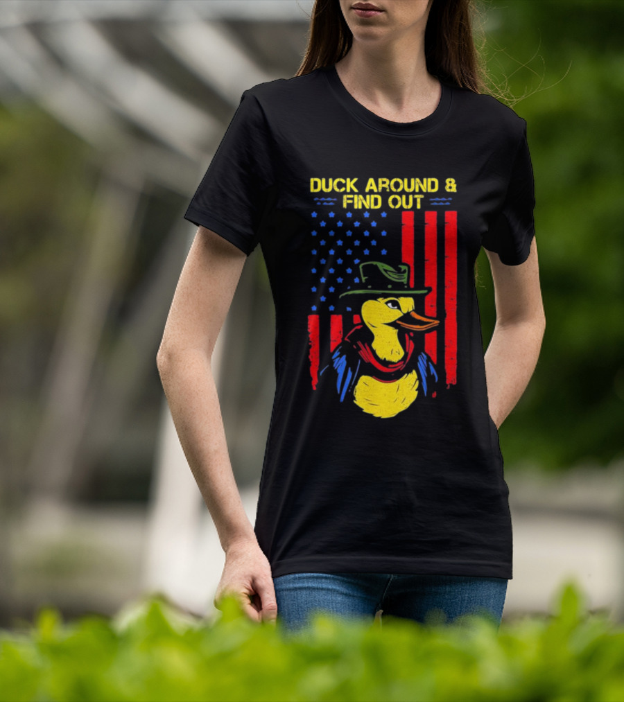 Oregon Duck Around And Find Out Patriotic T-Shirt