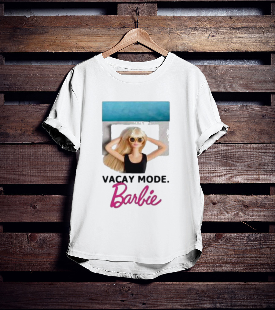 Vacay Mode Barbie Sunglasses Relaxation Scene T-Shirt