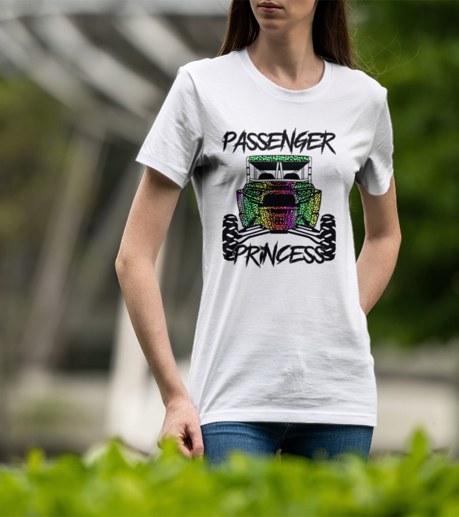 Passenger Princess Colorful Off-Road UTV T-Shirt