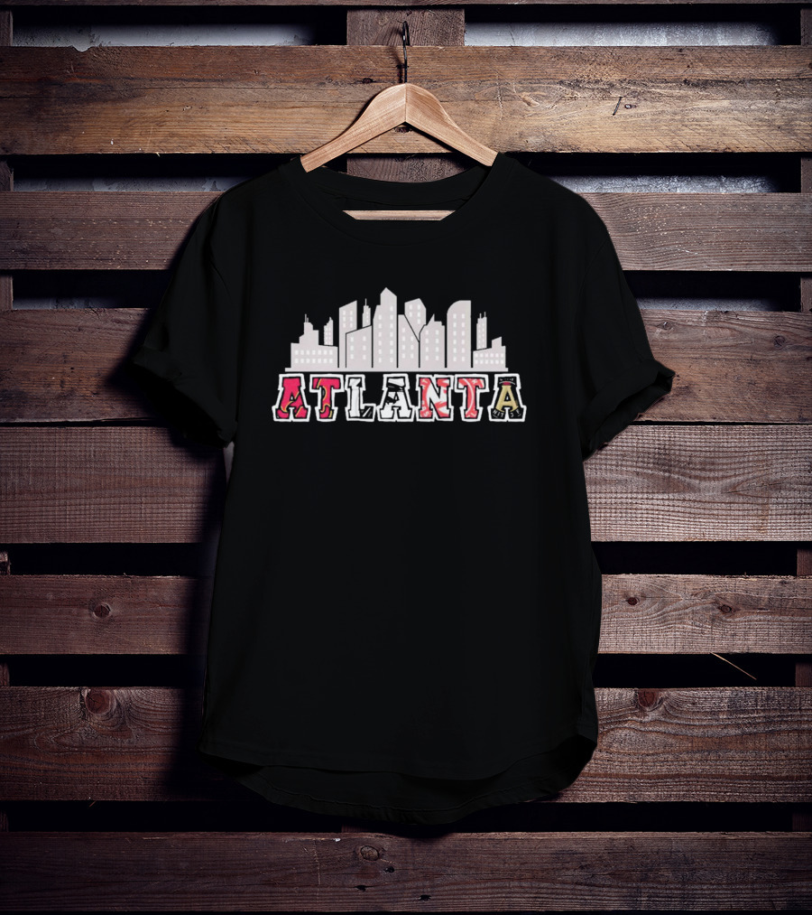 Atlanta Skyline City Sport Team Atlanta T-Shirt