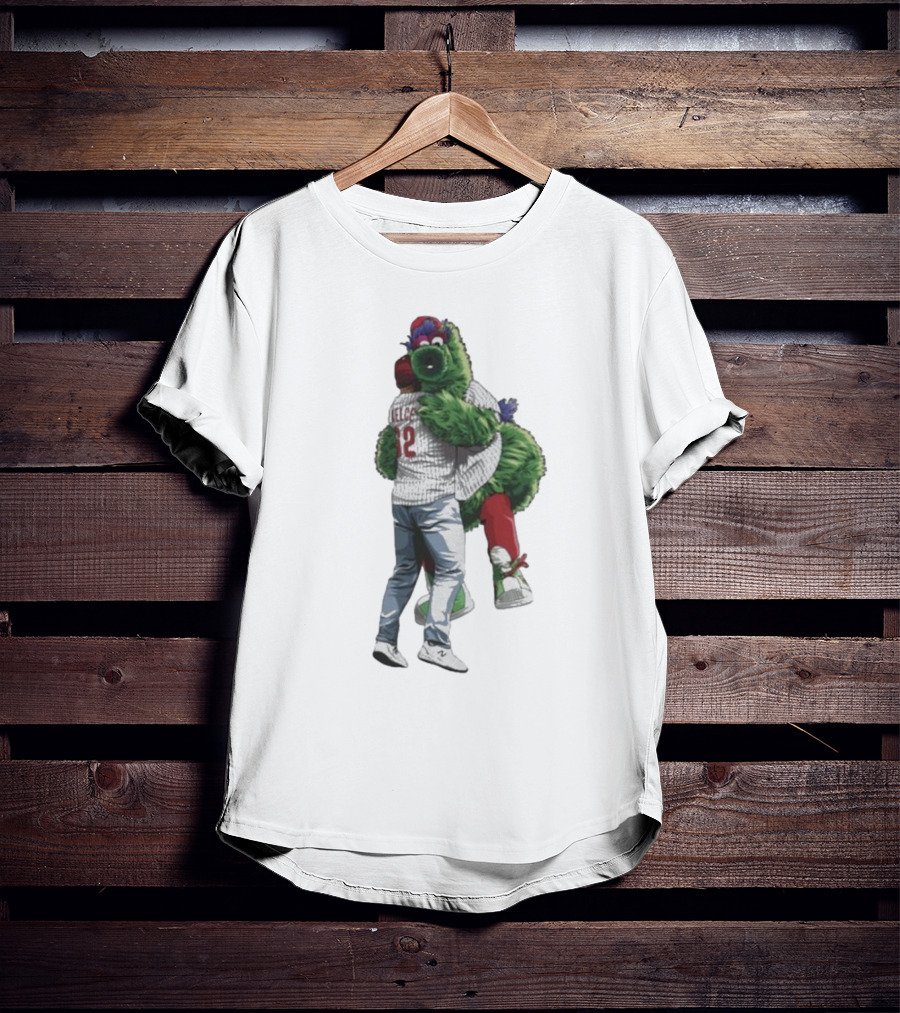 Travis Kelce Jason Kelce Philadelphia Phillies Philadelphia Eagles Football T-Shirt