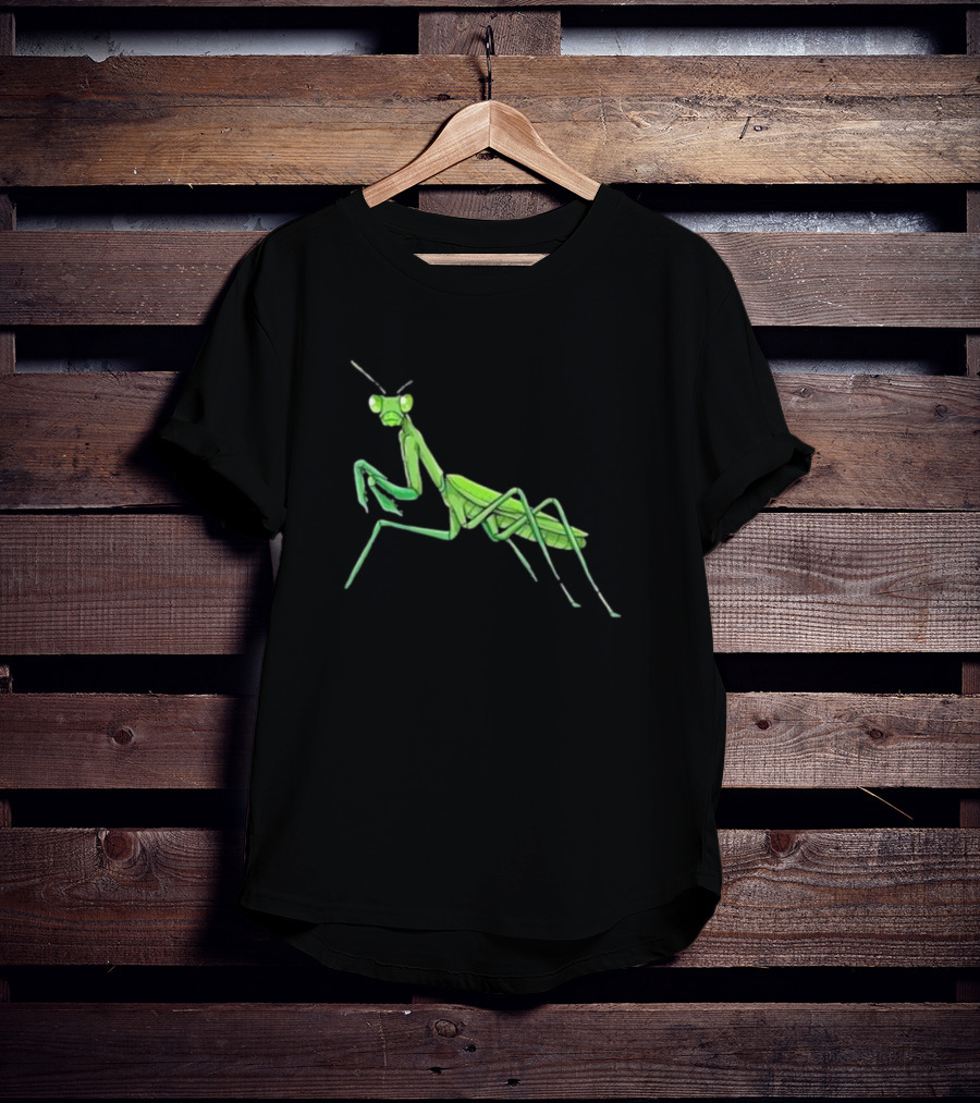 Mantis Cartoon Praying Mantis T-Shirt