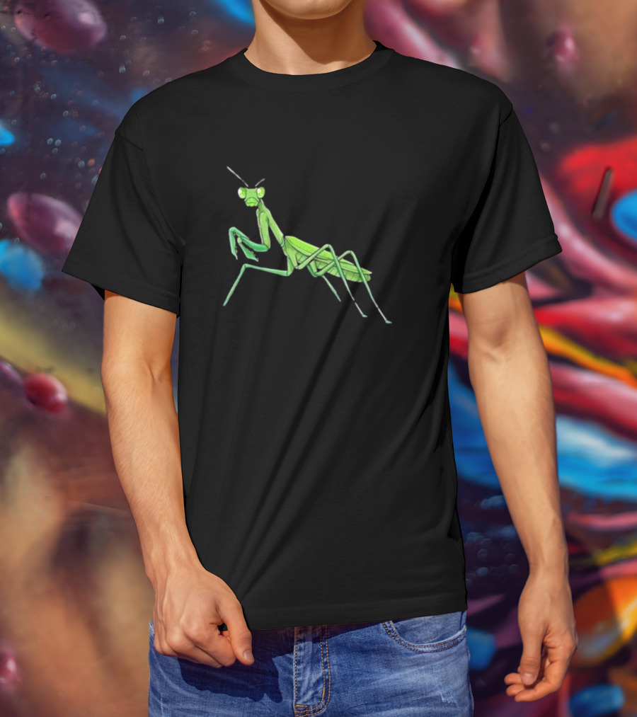 Mantis Cartoon Praying Mantis T-Shirt