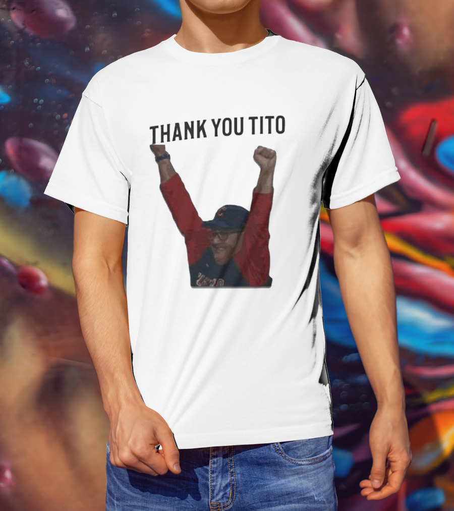 Thank You Tito Guardians Baseball T-Shirt