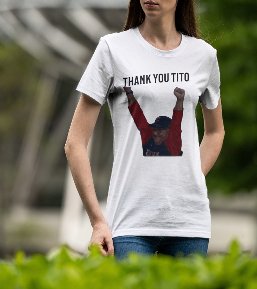 Thank You Tito Guardians Baseball T-Shirt