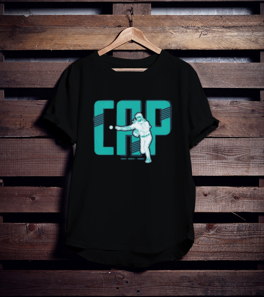 CAP Simply Seattle Sports Baseball Pitcher T-Shirt