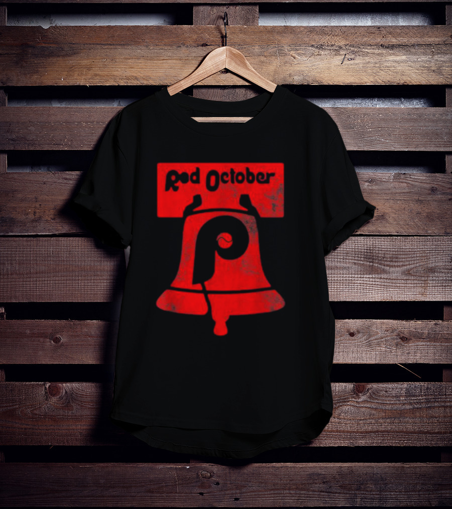 Red October Philadelphia Bell Vintage Phillies T-Shirt