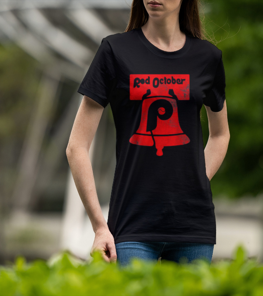 Red October Philadelphia Bell Vintage Phillies T-Shirt