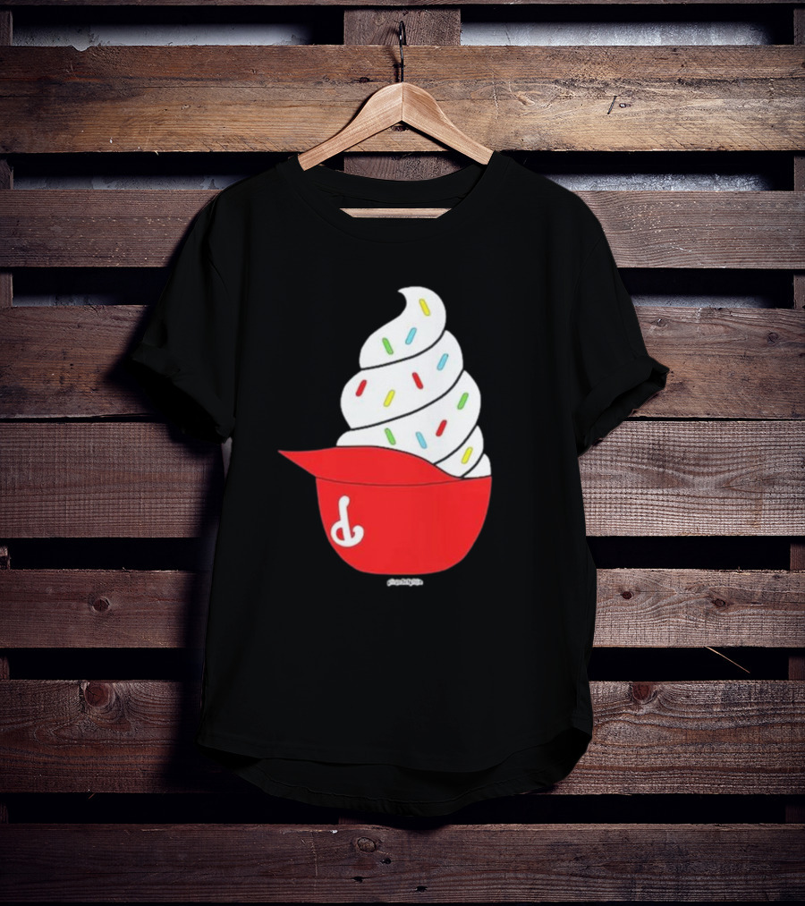 Phillies Ice Cream Helmet Swirl With Sprinkles T-Shirt