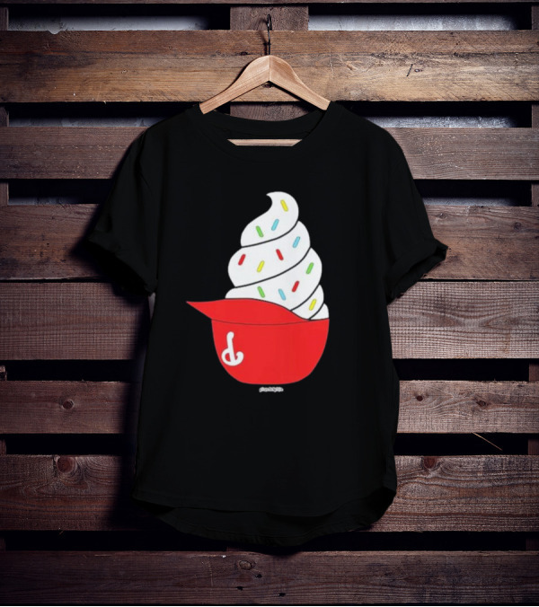 Phillies Ice Cream Helmet Swirl With Sprinkles T-Shirt