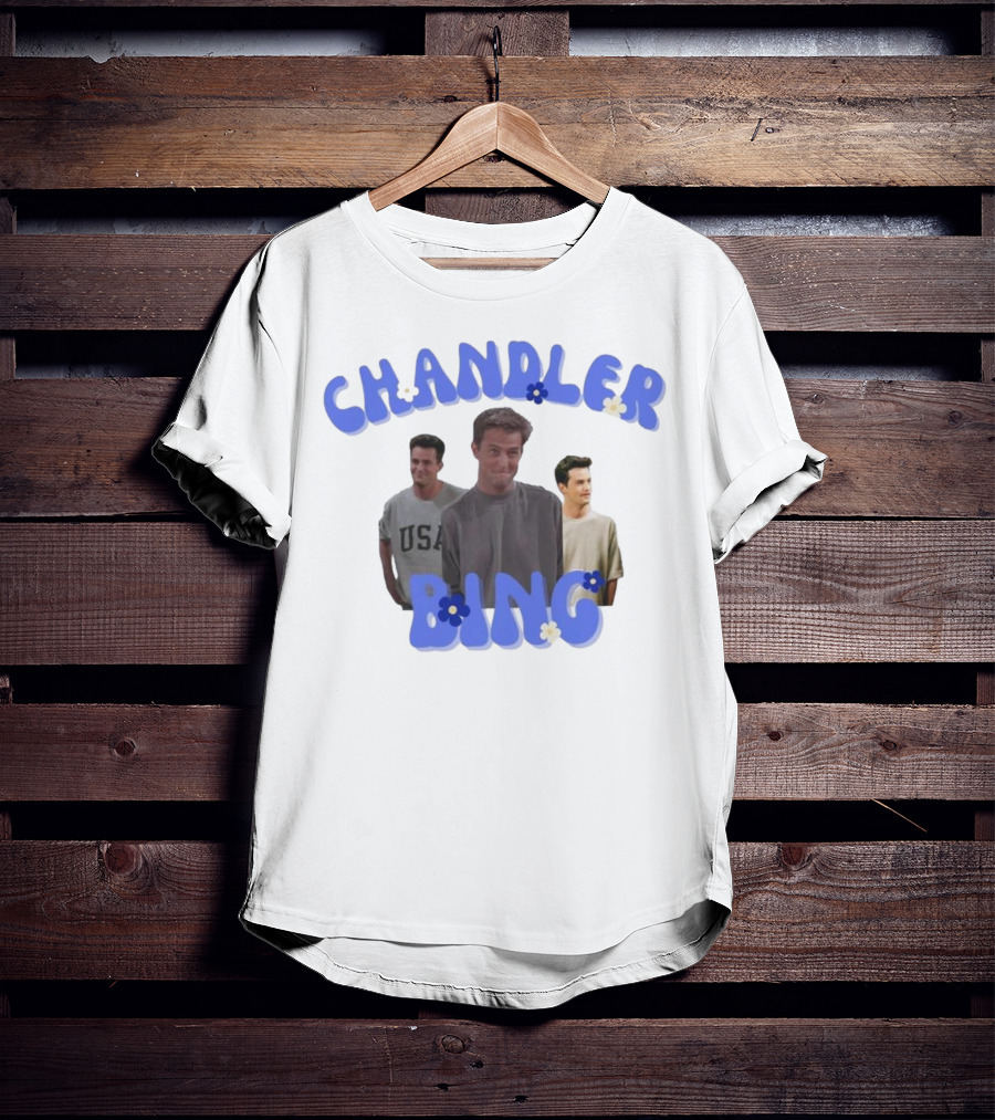 Rip Matthew Perry Chandler Bing Iconic TV Show Tribute Fan Favorite T-Shirt