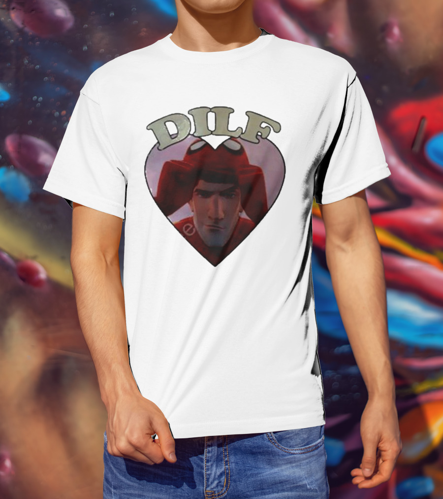 DILF Peter Mustardyardpress Merch Spider Cap Heart T-Shirt