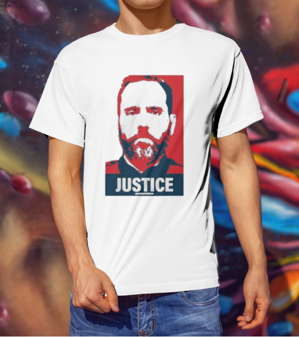 Meidastouch Store Jack Smith Justice Iconic Red And Blue T-Shirt