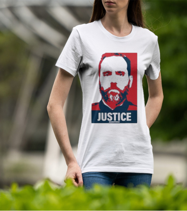 Meidastouch Store Jack Smith Justice Iconic Red And Blue T-Shirt