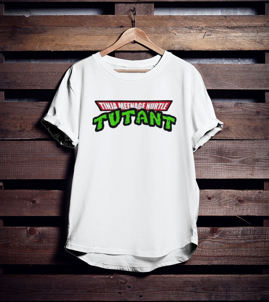 Teenhearts Tinja Meenage Nurtle Tutant Retro Green T-Shirt
